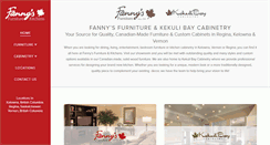 Desktop Screenshot of fannysfurniture.com